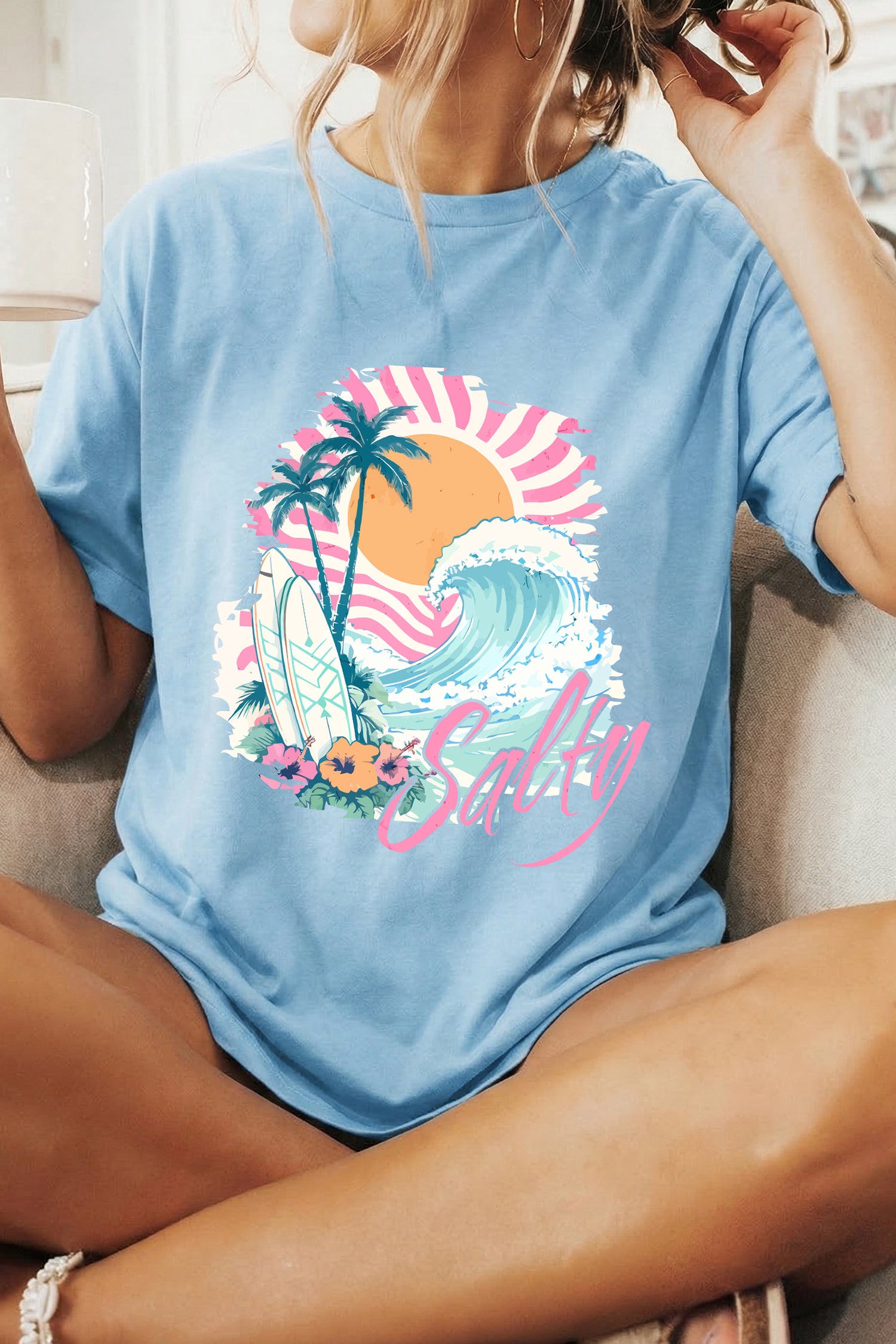 Salty - Beach Surf Tee