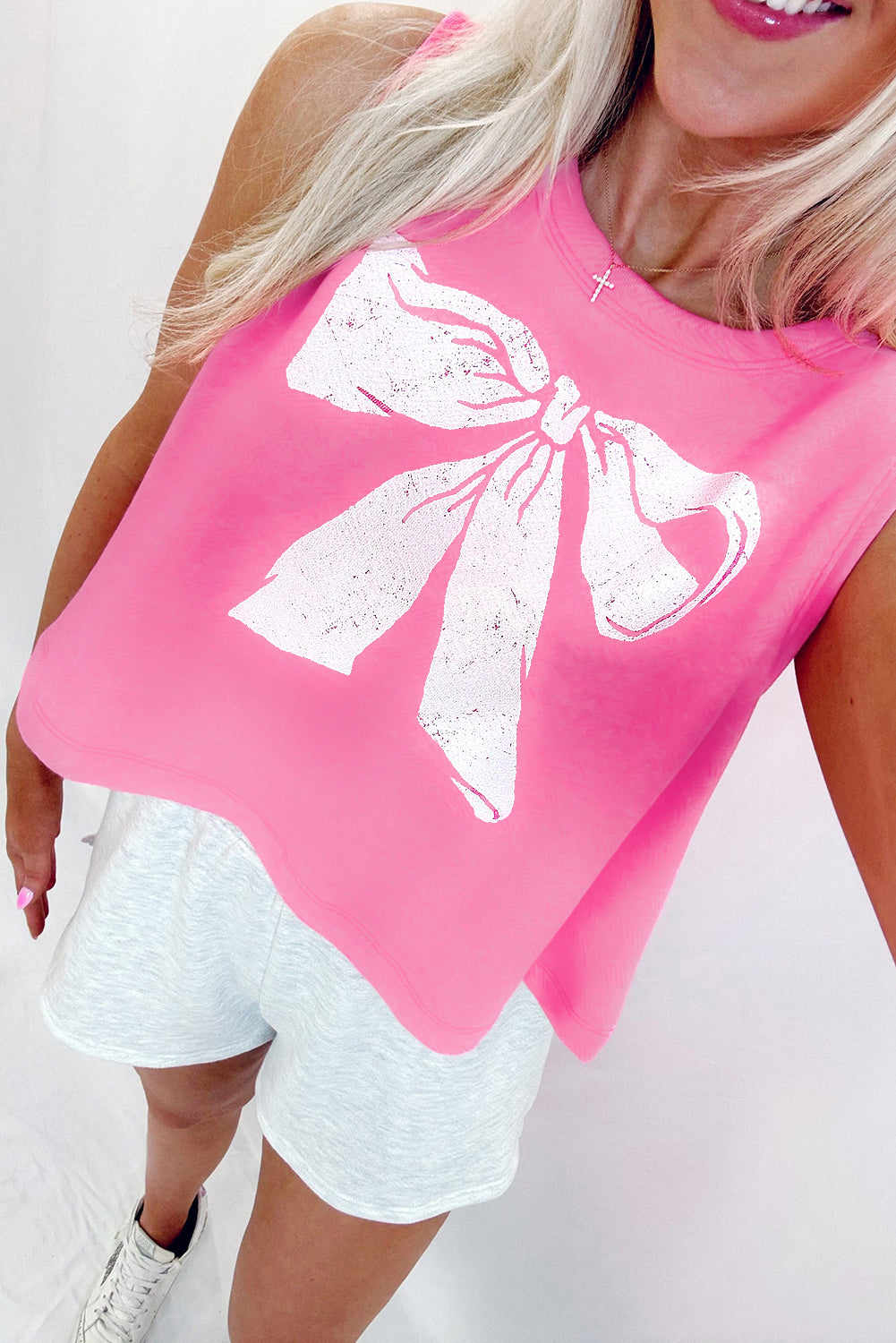 Pink Bow Tank