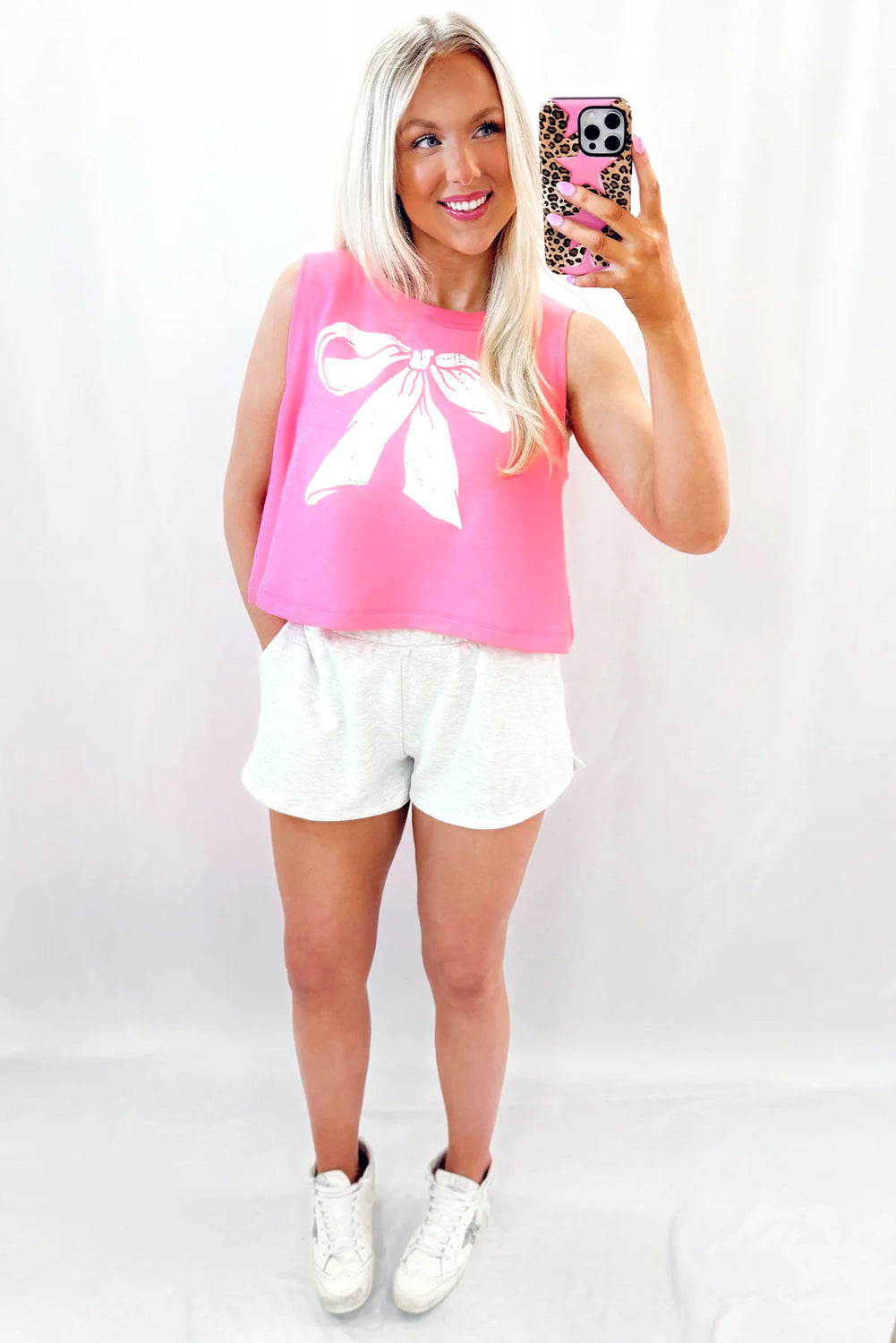 Pink Bow Tank